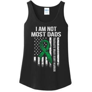 Traumatic Brain Injury Survivor Most Dads TBI Warrior Ladies Essential Tank