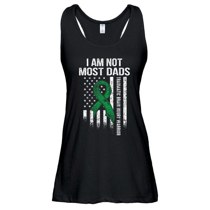 Traumatic Brain Injury Survivor Most Dads TBI Warrior Ladies Essential Flowy Tank