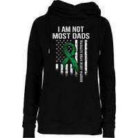 Traumatic Brain Injury Survivor Most Dads TBI Warrior Womens Funnel Neck Pullover Hood