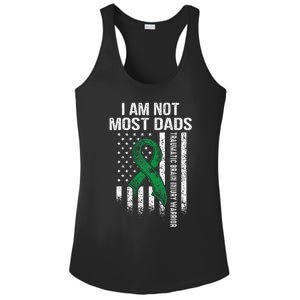 Traumatic Brain Injury Survivor Most Dads TBI Warrior Ladies PosiCharge Competitor Racerback Tank