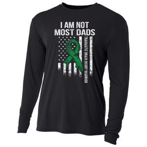 Traumatic Brain Injury Survivor Most Dads TBI Warrior Cooling Performance Long Sleeve Crew