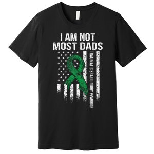 Traumatic Brain Injury Survivor Most Dads TBI Warrior Premium T-Shirt