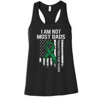 Traumatic Brain Injury Survivor Most Dads TBI Warrior Women's Racerback Tank