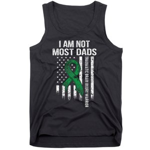 Traumatic Brain Injury Survivor Most Dads TBI Warrior Tank Top