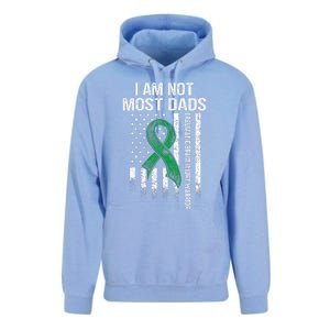 Traumatic Brain Injury Survivor Most Dads TBI Warrior Unisex Surf Hoodie