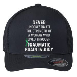 Traumatic Brain Injury Survivor Strength TBI Warrior Flexfit Unipanel Trucker Cap