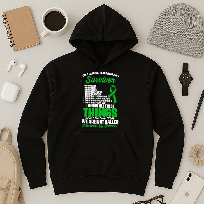 Traumatic Brain Injury Survivor Support TBI Survivor Hoodie