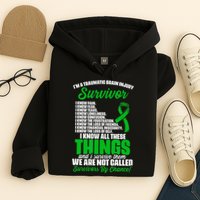 Traumatic Brain Injury Survivor Support TBI Survivor Hoodie