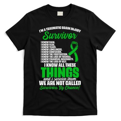 Traumatic Brain Injury Survivor Support TBI Survivor T-Shirt