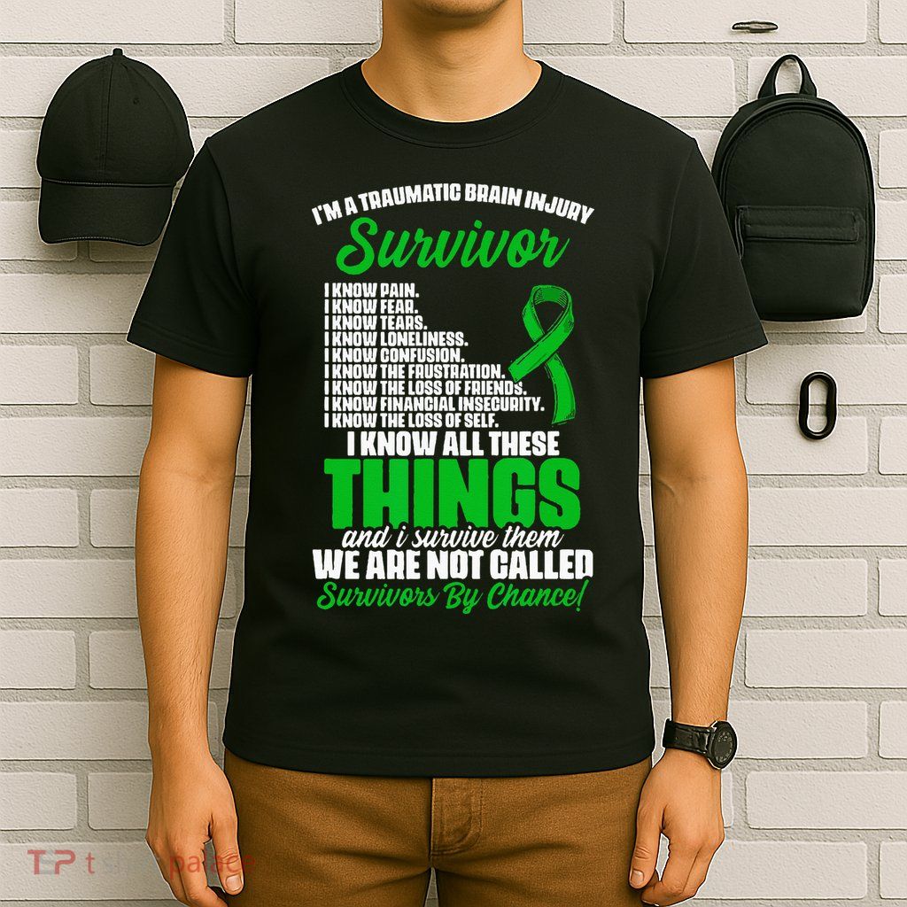 Traumatic Brain Injury Survivor Support TBI Survivor T-Shirt