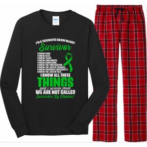 Traumatic Brain Injury Survivor Support TBI Survivor Long Sleeve Pajama Set