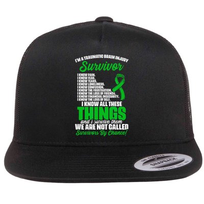 Traumatic Brain Injury Survivor Support TBI Survivor Flatbill Hat