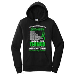 Traumatic Brain Injury Survivor Support TBI Survivor Women's Pullover Hoodie