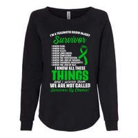 Traumatic Brain Injury Survivor Support TBI Survivor Womens California Wash Sweatshirt