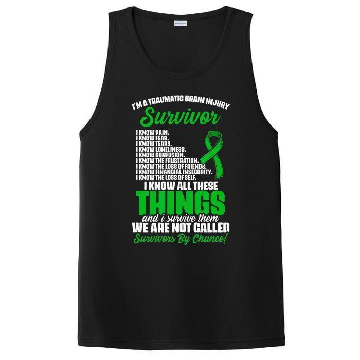 Traumatic Brain Injury Survivor Support TBI Survivor PosiCharge Competitor Tank