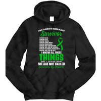 Traumatic Brain Injury Survivor Support TBI Survivor Tie Dye Hoodie