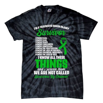 Traumatic Brain Injury Survivor Support TBI Survivor Tie-Dye T-Shirt