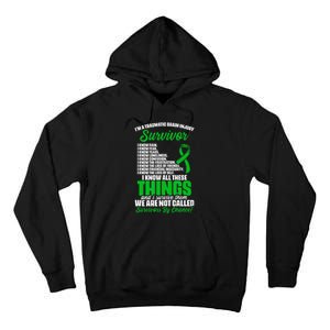 Traumatic Brain Injury Survivor Support TBI Survivor Tall Hoodie