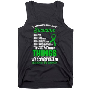 Traumatic Brain Injury Survivor Support TBI Survivor Tank Top