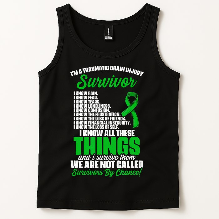 Traumatic Brain Injury Survivor Support TBI Survivor Tank Top