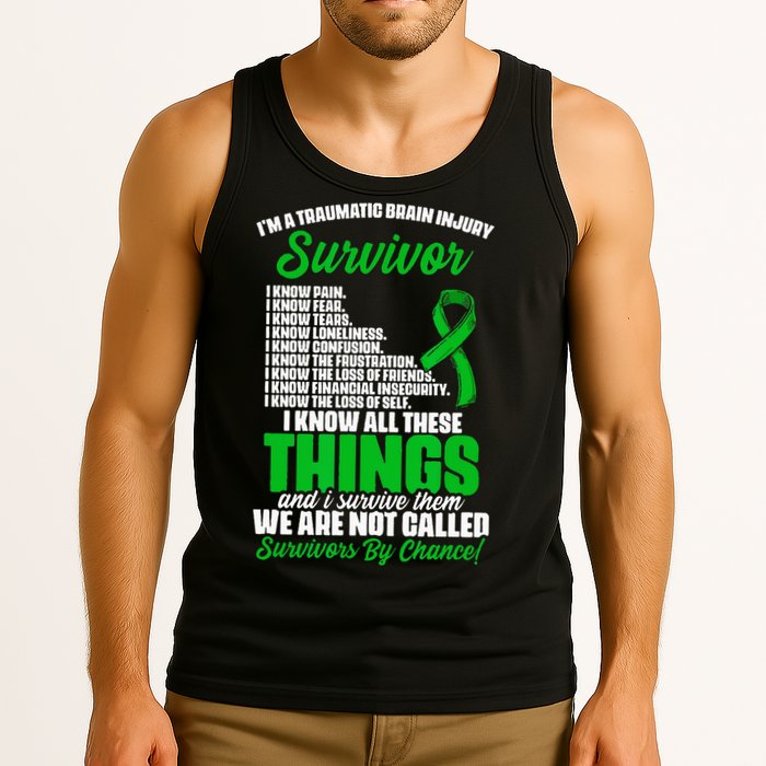 Traumatic Brain Injury Survivor Support TBI Survivor Tank Top