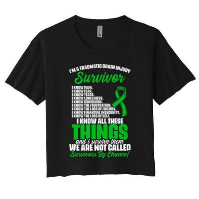 Traumatic Brain Injury Survivor Support TBI Survivor Crop Top