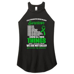 Traumatic Brain Injury Survivor Support TBI Survivor Women's Perfect Tri Rocker Tank