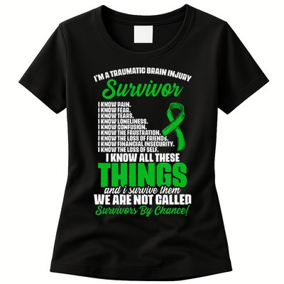 Traumatic Brain Injury Survivor Support TBI Survivor Womens T-Shirt