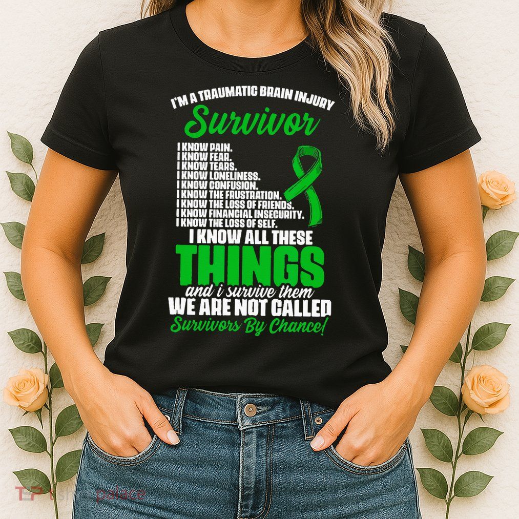 Traumatic Brain Injury Survivor Support TBI Survivor Womens T-Shirt