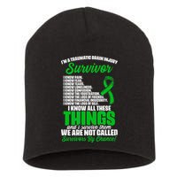 Traumatic Brain Injury Survivor Support TBI Survivor Short Acrylic Beanie