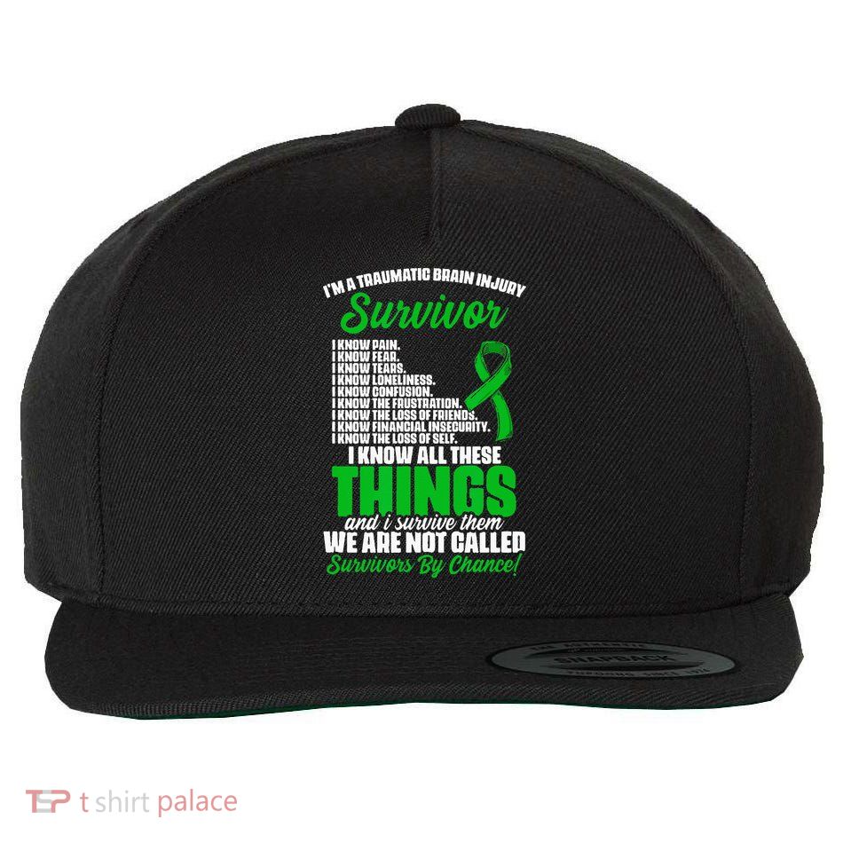 Traumatic Brain Injury Survivor Support TBI Survivor Wool Snapback Cap
