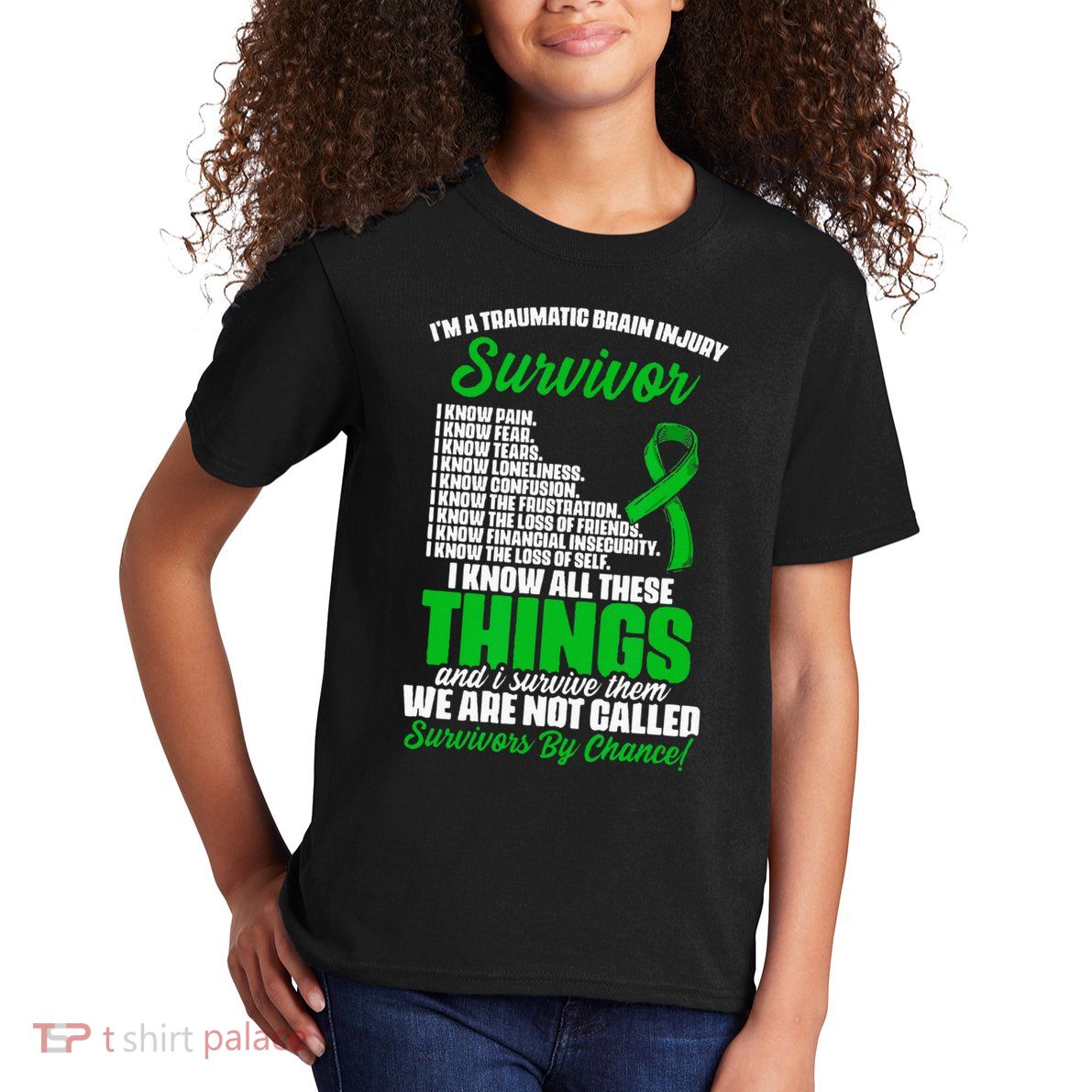 Traumatic Brain Injury Survivor Support TBI Survivor Kids T-Shirt