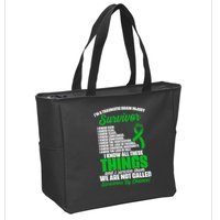 Traumatic Brain Injury Survivor Support TBI Survivor Zip Tote Bag