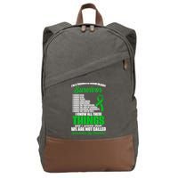 Traumatic Brain Injury Survivor Support TBI Survivor Cotton Canvas Backpack