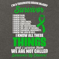 Traumatic Brain Injury Survivor Support TBI Survivor Cotton Canvas Backpack