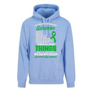 Traumatic Brain Injury Survivor Support TBI Survivor Unisex Surf Hoodie