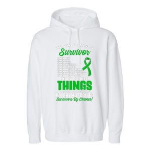 Traumatic Brain Injury Survivor Support TBI Survivor Garment-Dyed Fleece Hoodie