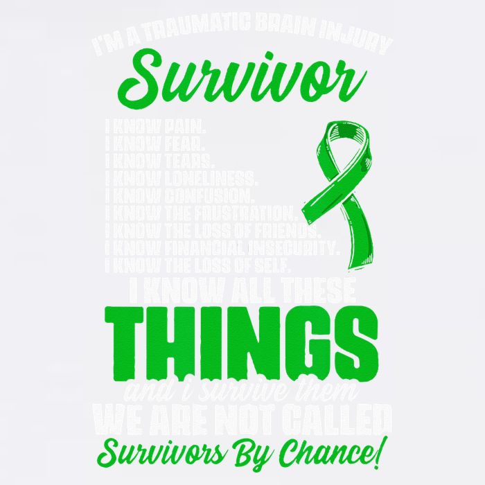 Traumatic Brain Injury Survivor Support TBI Survivor Garment-Dyed Sweatshirt