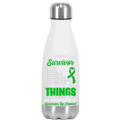 Traumatic Brain Injury Survivor Support TBI Survivor Stainless Steel Insulated Water Bottle