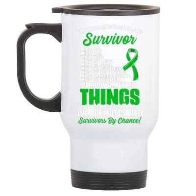 Traumatic Brain Injury Survivor Support TBI Survivor Stainless Steel Travel Mug