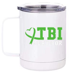 Traumatic Brain Injury TBI Survivor 12 oz Stainless Steel Tumbler Cup