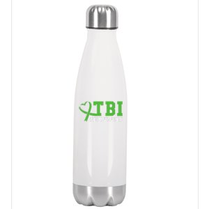 Traumatic Brain Injury TBI Survivor Stainless Steel Insulated Water Bottle