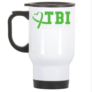 Traumatic Brain Injury TBI Survivor Stainless Steel Travel Mug