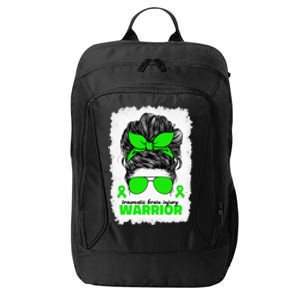 Traumatic Brain Injury Warrior For Women TBI Awareness Month City Backpack