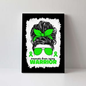 Traumatic Brain Injury Warrior For Women TBI Awareness Month Canvas