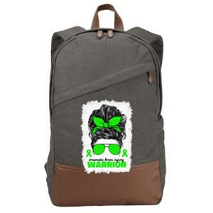 Traumatic Brain Injury Warrior For Women TBI Awareness Month Cotton Canvas Backpack