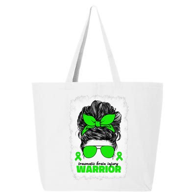 Traumatic Brain Injury Warrior For Women TBI Awareness Month 25L Jumbo Tote