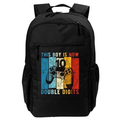 This Boy Is Now Double Digits 10th Birthday Boy 10 Year Old Backpack