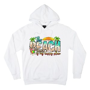 The Beach Is My Happy Place Vacation Summer Hoodie