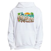 The Beach Is My Happy Place Vacation Summer Urban Pullover Hoodie